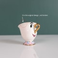 Miniatyrbild 7 av 8: Beauty And The Beast tekannor 3D skulpterad keramisk mugg Tekannor Krukkopp till fars dag julklapp