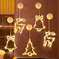 Miniatyrbild 5 av 9: Christmas Cartoon Sugkopp String Lights Enkel Xmas Festival dekorativa ljus för semester fester Christmas Tree