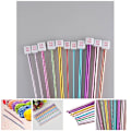Miniatyrbild 3 av 11: 11 st/set Virkade Krokar Nålset Blandade Färger Tunisisk Afghan Aluminium Sticknålar Verktygssats Multicolour