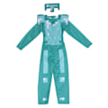 Miniatyrbild 3 av 7: Minecraft-dräkt för barn Klassisk diamant-pansarkostym för pojkar Flickor Temafest Rollspel Utklädningsdräkt M