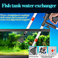 Miniatyrbild 2 av 7: Akvariumdammsugare Snabbvattenbytare Fisktank Sifonrenare Algskrapa för vattenbyte High End Version