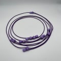 Miniatyrbild 6 av 8: Damkläder Skärbälte Justerbart kläder Krympband för inomhus Purple Small size