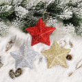 Miniatyrbild 6 av 9: 6/12/24 st glittrande stjärnhänge för julgran Fashionabla festivalfester rekvisita för hemmets sovrum Multicolour 24pcs
