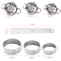 Miniatyrbild 10 av 10: Tillverkningsverktyg för dumpling i rostfritt stål Slitstark DIY- mould för matlagning i köket
