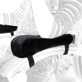 Miniatyrbild 6 av 10: Stol Armstöd Kuddar och Memory Foam Armbågskudde För Underarm Tryckavlastning Universal Stol Cover 2st Set Black