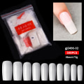 Miniatyrbild 9 av 9: 500 bitar Balett Nageltips Bit Set Mode Enkel Mjuk Nagellapp För Kvinnor Kvinna Gj0433 16