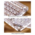Miniatyrbild 8 av 9: Akryl Magnetisk Seashell Display Box Multi-purpose Craft Dekorativt ställ för ädelstenar