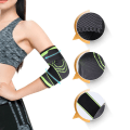 Miniatyrbild 7 av 9: Armbågsskydd Kompressionsarmskydd Armbågsskydd För Sportskydd Smärtlindring För Kvinnor Män Dark Green XL