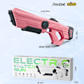Miniatyrbild 10 av 10: Barn Automatisk Water-Blaster Pojke Elektrisk Vatten Barn Vattenkampleksaker Plast Vattenleksak White