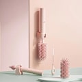 Miniatyrbild 2 av 11: Elektrisk silikonflaskaborste 360° roterande set för vattenflaskor Pink 3pcs Set