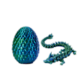 Miniatyrbild 1 av 6: Personlig flexibel drakar set charmig mode dekorativ modell för pojke flicka kvinnor män Laser Green