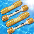 Miniatyrbild 4 av 10: Battle Log Flottar Uppblåsbar pool Float Row Leksaker Utomhusspel Pool Float Vattenleksaker För sommar Pool Party Vattensport