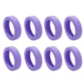 Resväskor Hjulskydd Silikon Tysta Skyddsöverdrag Bullerreducerande Anti-Scratch Resväskor Hjulskydd Purple 8pcs