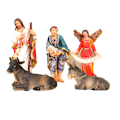 Miniatyrbild 5 av 10: Julkrubba figurer Målade hartshantverk Kreativt julbordsprydnad för hem Vardagsrum Sovrum 11 Piece Set
