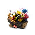Miniatyrbild 7 av 8: Söt Gnome Harts Blomkruka Figurine Trädgårdstomtar Prydnader Gård Balkong Vaser För Hemmakontoret Dwarf Potatoes