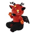 Baphomet Plyschdjur Demon Gosedjur Gotisk Inredning För Rum Barn Present Red