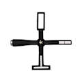 Miniatyrbild 1 av 8: 5 i 1 Cat Eyes Nagelmagneter Tool Stick Heavy Duty Lätt magnetisk Stick för Nail art Black