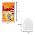 Miniatyrbild 4 av 11: Portable Warm Foot Patch Självuppvärmande innersula Paste Multipurpose Body Foot Warmer 10 Pcs