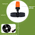 Miniatyrbild 5 av 10: Patio Spray Misters Vattningssystem Kit Tillbehör för Utomhus Trädgård Växthusmunstycken Imma C-15M