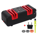 Miniatyrbild 1 av 11: 4-stegs knivvässare USB snabbslipmaskin Multifunktions knivslipverktyg Black Red Set
