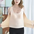 Miniatyrbild 5 av 10: Kvinnor Andas Shapewear 4 i 1 främre spänne bröststöd bröststöd väst Black M