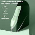 Miniatyrbillede 8 af 11: Multi In 1 Kæledyrspote Trimmer Genopladelig Vandtæt Kæledyrspleje Barbermaskine Digital Display Professionel Kæledyrsklipper Til Hunde Kat Bright And White Two In One