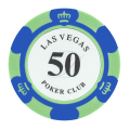 Miniatyrbild 6 av 11: Chips med flera valörer Bärbara spel-chips Las-vegas mynt för kasinon 10 Face Value