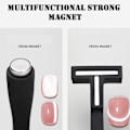 Miniatyrbild 8 av 8: 5 i 1 Cat Eyes Nagelmagneter Tool Stick Heavy Duty Lätt magnetisk Stick för Nail art Black