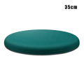Miniatyrbild 1 av 10: Rund Memory Foam -kudde Bekväm Andas Vadderad Cover Tvättbar matta För Hem Sovrum Vardagsrum Dark Green 35cm