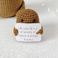 Miniatyrbild 6 av 6: Handgjord virkad gurka/potatis plyschdocka Snygg skrivbordspyssel Dekoration för vardagsrummet Cucumber 2pcs