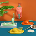 Miniatyrbild 4 av 9: Söt 2-i-1 Dumpling Maker Multifunktion Mould för pannkakor Orange