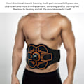 Miniatyrbillede 7 af 11: ABS Stimulator til hjemmetræning 10 tilstande 30 intensitetsniveauer ABS toningsbælte No Length Strips