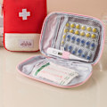 Miniatyrbild 6 av 10: Mini bärbar medicinsk väska Mini tom medicinsk väska Multifunktionell bärväska för utomhusbruk Red Large