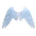 Miniatyrbild 7 av 11: Non-Woven Tyg Festlig Ängla Vingar Halloween Oversized Svart Vita Vingar Kostym rekvisita White Adult Angel Wings