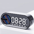 Miniatyrbild 2 av 8: Bluetooth kompatibel AI-klocka Färgglad LED Digital Dispaly-klockalarm för sovrum Pink