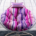 Miniatyrbild 3 av 8: Hängmatta Stolsdynor Soft Pad Kudde Med Nackstöd För Hängande Stol Swing Seat Home Garden Cyan 120cm