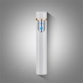 Miniatyrbild 1 av 11: Mini Touch Sensor Flameless Lighter Bärbar USB Uppladdningsbar vindtät tändare White