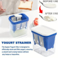 Miniatyrbild 3 av 9: Hem Greker Yoghurt Sil Stor Kapacitet Mat Sil Cup Köksredskap Blue