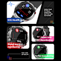 Miniatyrbillede 2 af 8: Smart Blodsukker Måler Ur, Non-Invasiv Glukose, Puls, Blodtryk & Kropstemperatur Tracker, Diabetisk Sundheds Sportsur Black