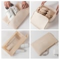 Miniatyrbild 7 av 10: 9-pack/11-pack Reseförvaringsset i enfärgad design, bärbar resväska för kläder, packpåse för resor deep cerulean