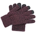 Miniatyrbild 7 av 8: Vinter varm mössa Halsdukshandskar set Unisex vinter varm stickad mössa Halshandske för män kvinnor Gray Without Label Three piece Suit
