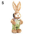 Miniatyrbild 10 av 10: Simulering Påsk Kanin Dekoration 32/45*15cm Bunny Figur Cattail Hantverk Prydnad Present Till Hem Semester 6