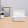 Miniatyrbild 5 av 8: Multifunktionell Mask Box Organizer Förseglad Fuktad Servettlåda För Vardagsrum Kök Grey
