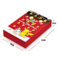 Miniatyrbild 8 av 8: 24-dagars figurer Jul adventskalenderlåda Snygga leksaker Holiday Countdown Box För pojkar Flickor Vänner Red