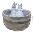 Miniatyrbild 3 av 9: Söt kanin blomkruka Harts Suckulent plantering Multipurpose Desktop Ornament För Hem Vardagsrum Kontor 1