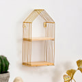 Miniatyrbild 10 av 10: Multifunktion Nordic Light Lyx Vindjärn Geometrisk Väggdekoration För Hem Vardagsrum Single-layer Pointed Roof Frame