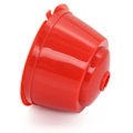 Miniatyrbild 1 av 10: 1 st Återanvändbara kaffekapslar kopp sked set Kompatibla Dolce Gusto-maskiner Red