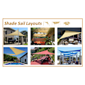Miniatyrbild 9 av 10: UV-skydd Skyddstak Utomhusskydd Triangulär Regntät Soltält Orange 12ft*12ft*12ft