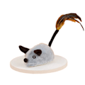 Miniatyrbild 1 av 7: Plyschmusleksak för katt Bärbar Intelligent styrkattleksak för vardagsrum Gray
