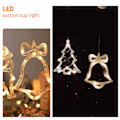 Miniatyrbild 8 av 9: Christmas Cartoon Sugkopp String Lights Enkel Xmas Festival dekorativa ljus för semester fester Christmas Tree